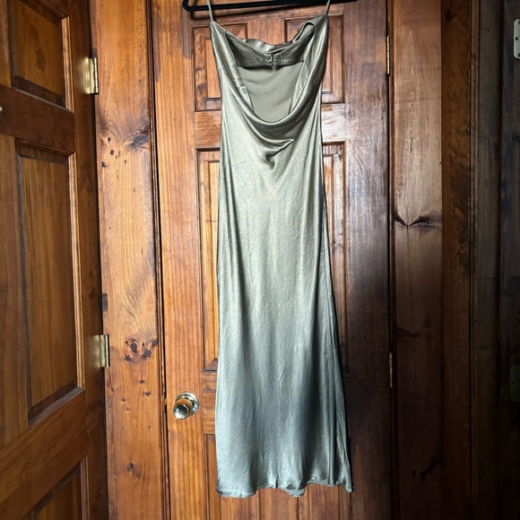 Bec + bridge moon dance strapless dress in sage - Picture 6 of 10